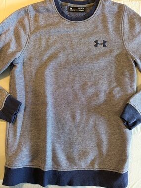 Under Armour Gray and Navy Crewneck Sweatshirt